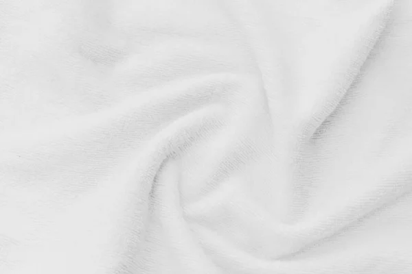 Streszczenie Miękka Biała Tkanina Tekstury Tła — Zdjęcie stockowe