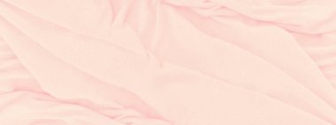 Soyut pembe kumaş dokusu arka planı. panorama resmi