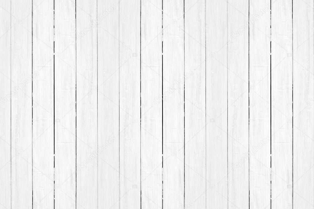 white wood pattern and texture for background. Rustic wooden vertical