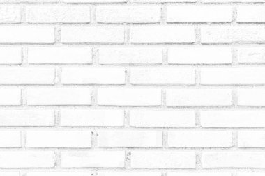 Soyut yıpranmış doku eski açık gri sıva lekesi. Kırsal odada beyaz tuğla duvar arka planı.