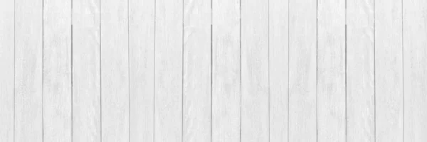Padrão Madeira Branca Textura Para Fundo Imagem Panorâmica — Fotografia de Stock