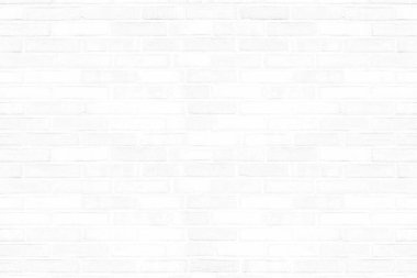 Arka plan için eski beyaz tuğla duvar dokusu. Kırsal odada soyut tuğla işi