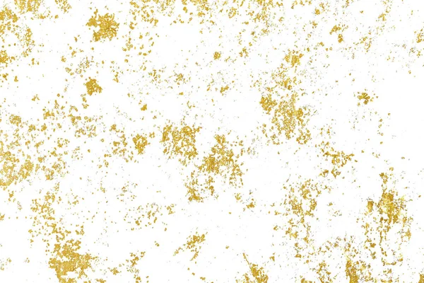 Złoto Rozpryskuje Fakturę Element Projektu Pociągnięcia Pędzla Grunge Złoty Wzór — Zdjęcie stockowe