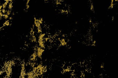 Altın dokusunun koyu grunge arka planı. Duvar kağıdı veya tasarım için soyut siyah ve altın tasarım şablonları.