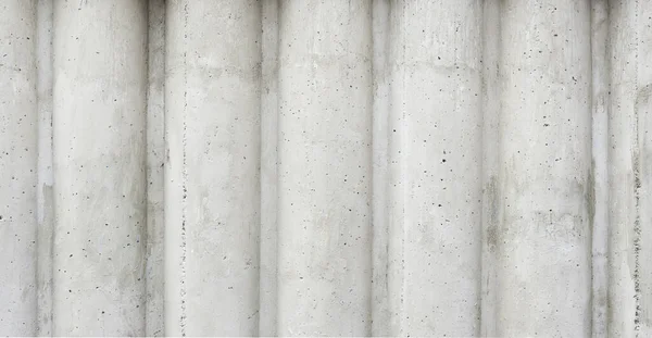 Parede Concreto Cinza Forma Colunas — Fotografia de Stock
