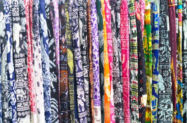 Arka plan doku için renkli Tekstil