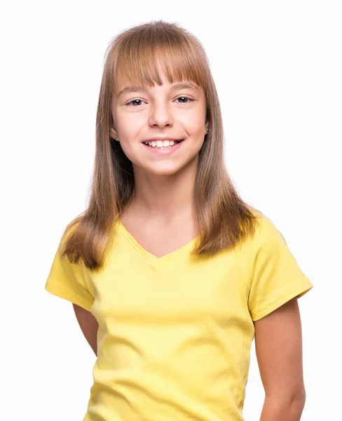 Emotional portrait of girl — Stock Photo, Image