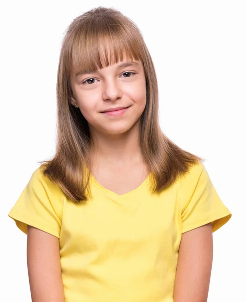 Emotional portrait of girl — Stock Photo, Image