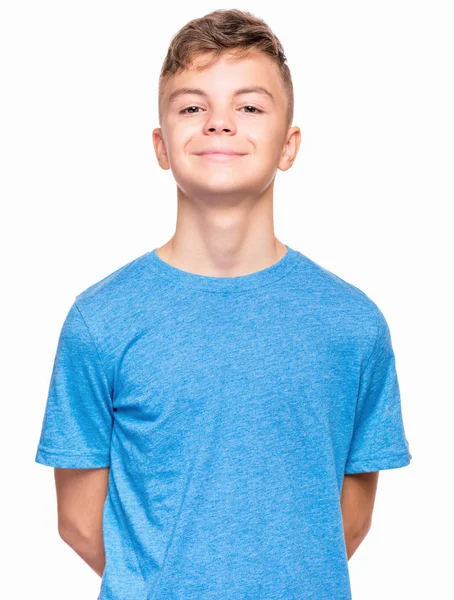 Emotional portrait of teen boy — Stock Photo, Image