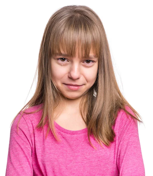 Retrato emocional de la niña — Foto de Stock