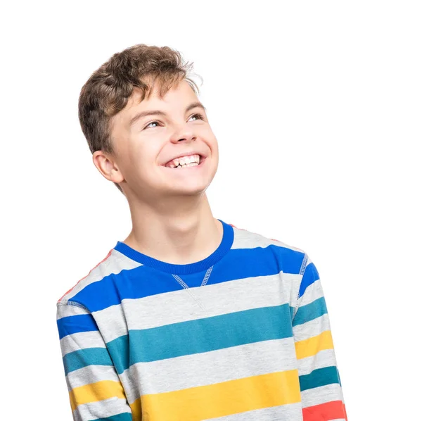 Duygusal genç çocuk portresi — Stok fotoğraf