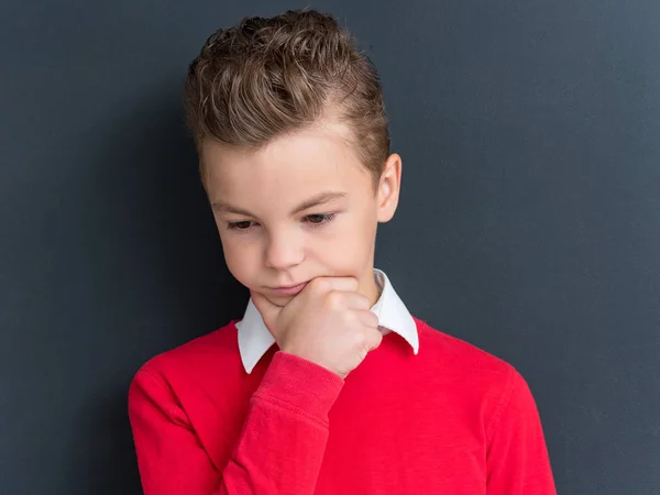 Jongen terug naar school — Stockfoto