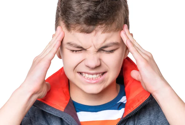 Emotional portrait of teen boy — Stock Photo, Image