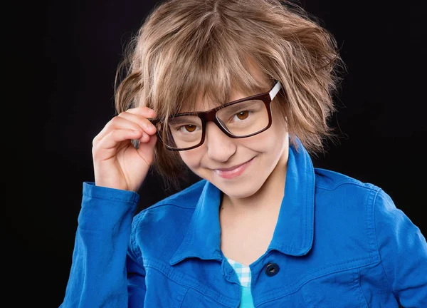 Retrato emocional de la niña — Foto de Stock