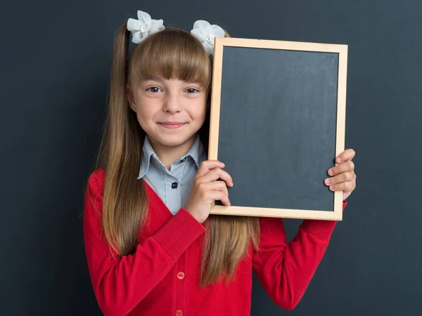 Menina de volta à escola — Fotografia de Stock