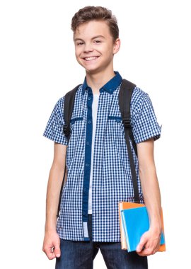 Genç çocuk öğrenci