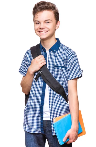 Teen boy student — Stock Photo, Image