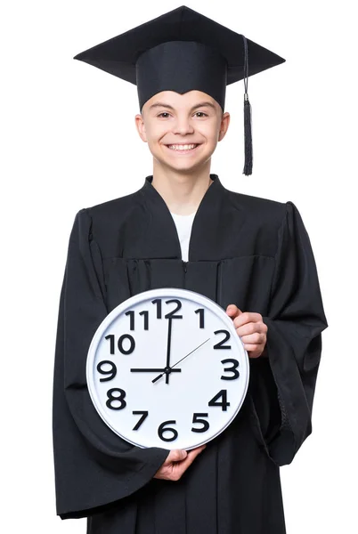 Graduado adolescente menino estudante — Fotografia de Stock