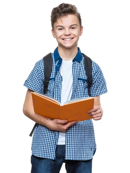 Teen boy student — Stock Photo, Image