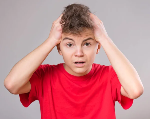 Teen boy portrait — Stock Photo, Image