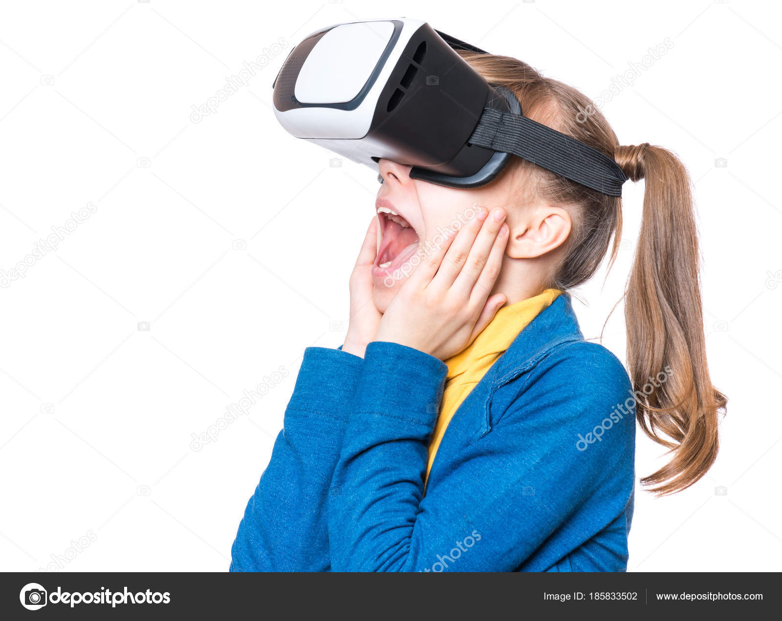 Little girl with VR glasses Stock Photo by ยฉVaLiza 185833502 Little girl with VR glasses Stock Photo by ยฉVaLiza 185833502
