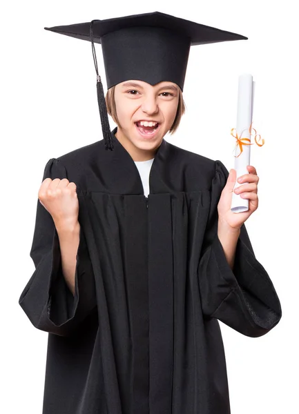 Graduate estudante menina — Fotografia de Stock
