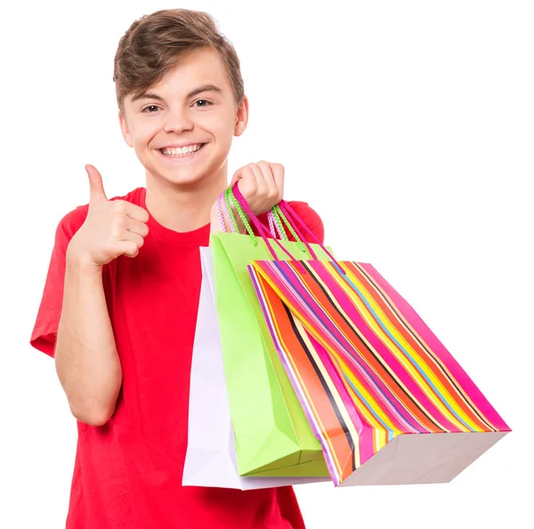 Teen boy - Christmas concept — Stock Photo, Image