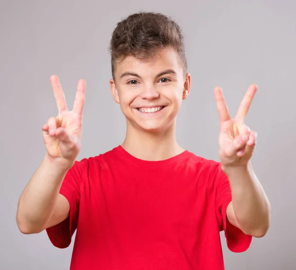 Teen boy portrait — Stock Photo, Image