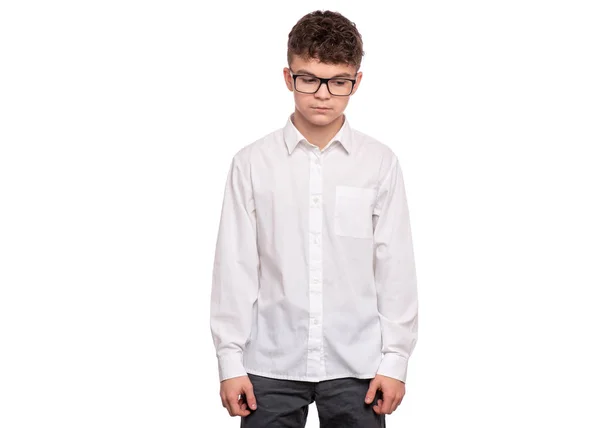 Teen chłopiec biały — Zdjęcie stockowe