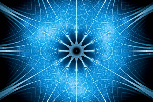 Hiperbolik küresel geometrik fractal arka plan