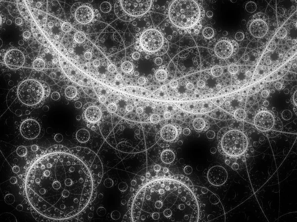 Magical fractal circles — Stock Photo, Image