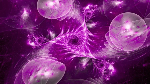 Purple glowing triangular quantum, computer generated abstract background, 3D rendering