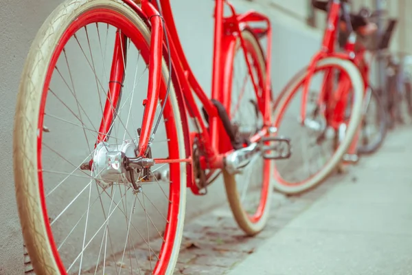 Bicicleta vintage em Copenhaga, Dinamarca — Fotografia de Stock