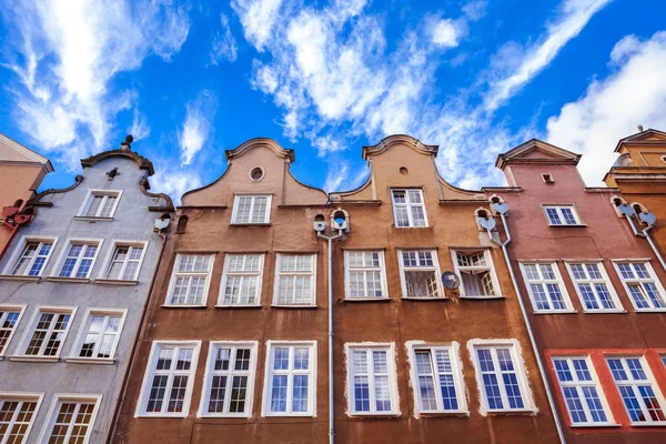 Maisons colorées à Gdansk, Pologne — Photo