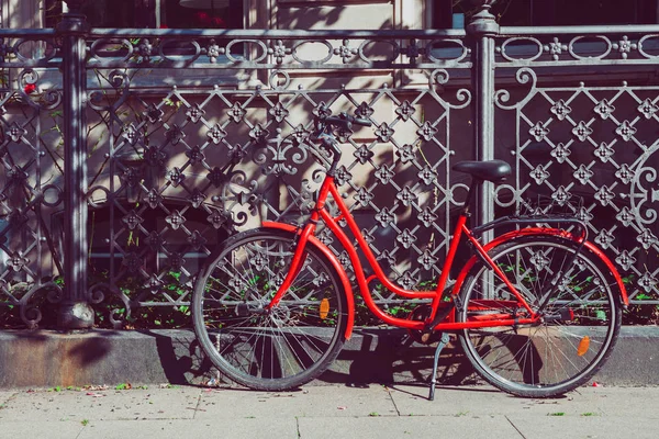 Oldtimer Fahrrad in Kopenhagen, Dänemark — Stockfoto