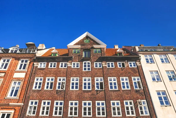 Färgade hus, Köpenhamn, Danmark — Stockfoto