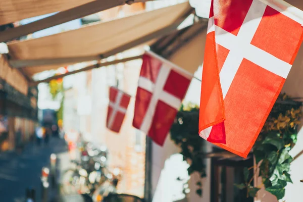 Close Up Danish Flag, Copenhagen