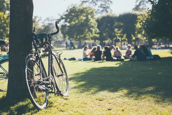 Κοπεγχάγη, Δανία - 9 Σεπτεμβρίου: ποδήλατο στο πάρκο περιπάτου στις 9 Σεπτεμβρίου 2016 στην Κοπεγχάγη, Δανία. — Φωτογραφία Αρχείου