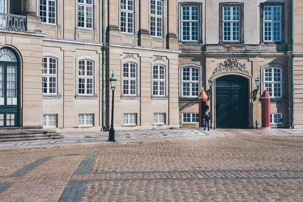 Place Amalienborg à Copenhague, Danemark — Photo