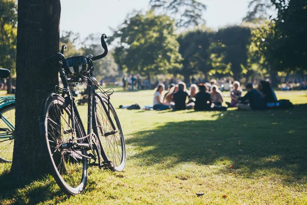 Κοπεγχάγη, Δανία - 9 Σεπτεμβρίου: ποδήλατο στο πάρκο περιπάτου στις 9 Σεπτεμβρίου 2016 στην Κοπεγχάγη, Δανία. — Φωτογραφία Αρχείου