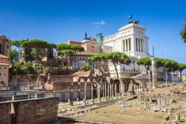 Antik kalıntıları Roma - İmparatorluk Forum