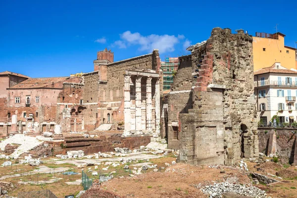 Antigas Ruínas Roma Fórum Imperial — Fotografia de Stock