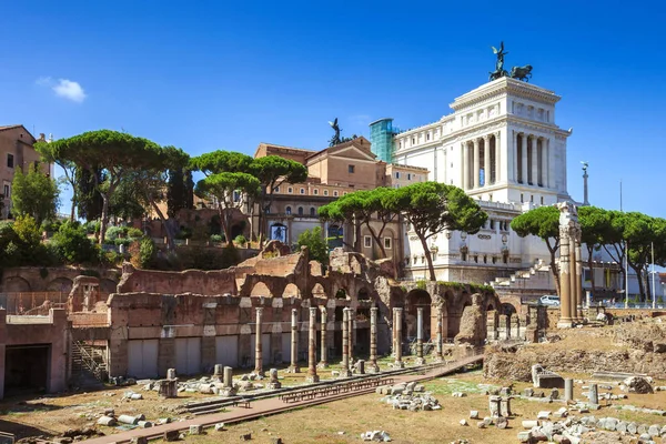 Ruines Antiques Rome Forum Impérial — Photo