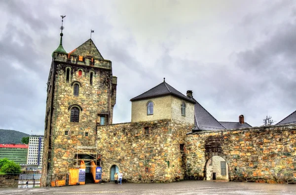 ベルゲン、ノルウェーでベルゲンフス要塞 — ストック写真