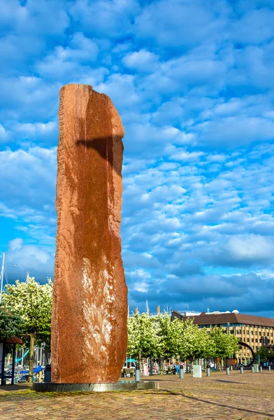 Fontana sul lungomare di Goteborg - Svezia — Foto Stock