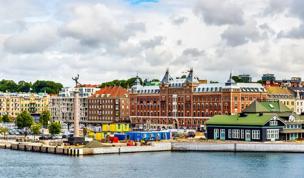 Widok na centrum miasta Helsingborg - Szwecja — Zdjęcie stockowe