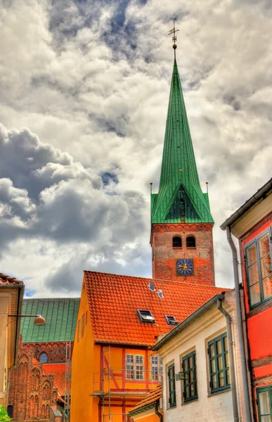 Eski şehir Helsingor - Danimarka katedralde Aziz Olaf