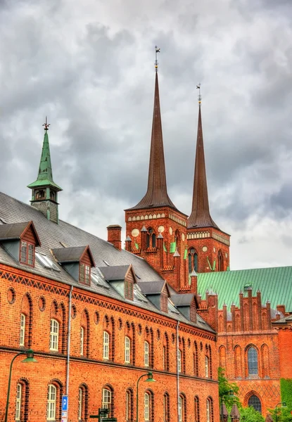 Katedra w Roskilde, dziedzictwa UNESCO w Danii — Zdjęcie stockowe