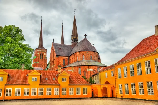 Katedrála v Roskilde, dědictví UNESCO v Dánsku — Stock fotografie