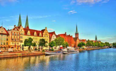 Lubeck - Almanya Trave nehir